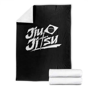 Brazilian Jiu Jitsu Throw Blanket Christian Cross BJJ Fighter Training Tee for Martial Arts Lovers TS10 Black Print Your Wear