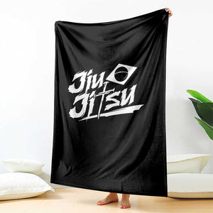 Brazilian Jiu Jitsu Throw Blanket Christian Cross BJJ Fighter Training Tee for Martial Arts Lovers TS10 Print Your Wear