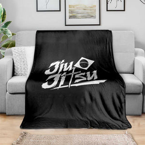 Brazilian Jiu Jitsu Throw Blanket Christian Cross BJJ Fighter Training Tee for Martial Arts Lovers TS10 Print Your Wear