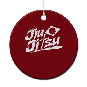 Brazilian Jiu Jitsu Ceramic Ornament Christian Cross BJJ Fighter Training Tee for Martial Arts Lovers TS10 1pc Red Print Your Wear