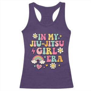 In My Jiu Jitsu Girl Era Racerback Tank Top Retro Groovy BJJ Girls TS10 Purple Print Your Wear
