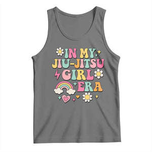 In My Jiu Jitsu Girl Era Tank Top Retro Groovy BJJ Girls TS10 Black Heather Print Your Wear