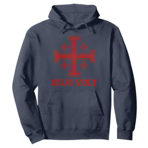 Catholic Knight Templar Crusader Cross Hoodie TS10 Navy Print Your Wear
