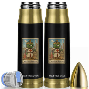 Funny Knight Meme Bullet Tumbler Vintage Pepe Frog Templar Crusader Fren Soldier TS10 Black Print Your Wear