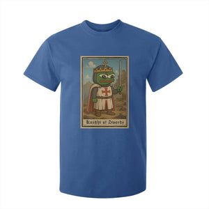 Funny Knight Meme T Shirt For Kid Vintage Pepe Frog Templar Crusader Fren Soldier TS10 Royal Blue Print Your Wear