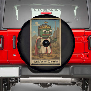 Funny Knight Meme Spare Tire Cover Vintage Pepe Frog Templar Crusader Fren Soldier TS10 Black Print Your Wear