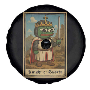 Funny Knight Meme Spare Tire Cover Vintage Pepe Frog Templar Crusader Fren Soldier TS10 Print Your Wear