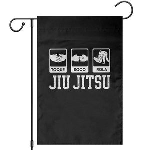 Funny BJJ Garden Flag Toque Soco Rola Brazilian Jiu Jitsu TS10 Black Print Your Wear
