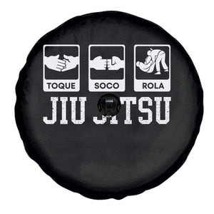 Funny BJJ Spare Tire Cover Toque Soco Rola Brazilian Jiu Jitsu TS10 Print Your Wear