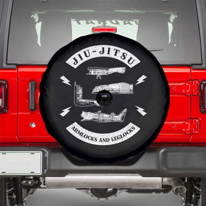 Vintage Jiu Jitsu Spare Tire Cover Armlocks and Leglocks BJJ Grappling Fans TS10 Black Print Your Wear