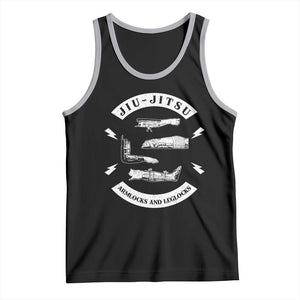 Vintage Jiu Jitsu Tank Top Armlocks and Leglocks BJJ Grappling Fans TS10 Black Athletic Heather Print Your Wear