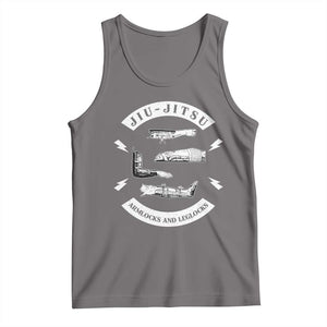 Vintage Jiu Jitsu Tank Top Armlocks and Leglocks BJJ Grappling Fans TS10 Deep Heather Print Your Wear