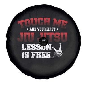 Brazilian BJJ Spare Tire Cover Touch Me First Jiu Jitsu Lesson Is Free TS10 Print Your Wear
