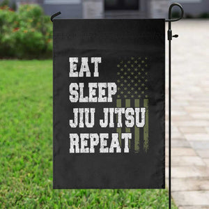 Eat Sleep Jiu Jitsu Repeat Garden Flag Cool JiuJitsu BJJ American Flag TS10 Print Your Wear
