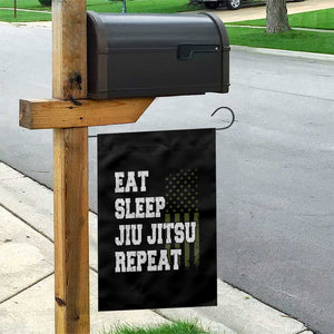 Eat Sleep Jiu Jitsu Repeat Garden Flag Cool JiuJitsu BJJ American Flag TS10 Print Your Wear