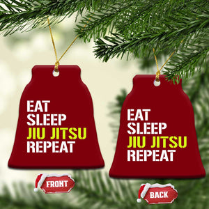 Eat Sleep Jiu Jitsu Repeat Ceramic Ornament Cool JiuJitsu BJJ TS10 Print Your Wear