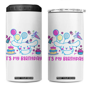 Its My Birthday 4 in 1 Can Cooler Tumbler Girl Party Funny Bday Family Party TS10 One Size: 16 oz White Print Your Wear