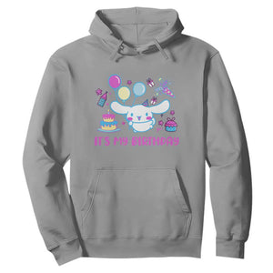 Its My Birthday Hoodie Girl Party Funny Bday Family Party TS10 Sport Gray Print Your Wear