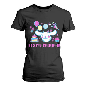 Its My Birthday T Shirt For Women Girl Party Funny Bday Family Party TS10 Black Print Your Wear