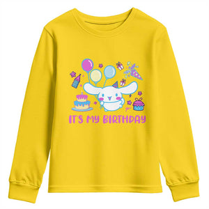 Its My Birthday Youth Sweatshirt Girl Party Funny Bday Family Party TS10 Daisy Print Your Wear