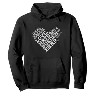 MLK Hoodie I Have Decided To Stick With Love Martin Luther King Black History Month TS10 Black Print Your Wear
