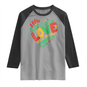 Martin Luther King Raglan Shirt I Have Decided to Stick With Love MLK Black History Month TS10 Sport Gray Black Print Your Wear