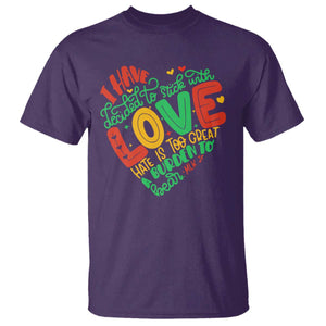 Martin Luther King T Shirt I Have Decided to Stick With Love MLK Black History Month TS10 Purple Print Your Wear