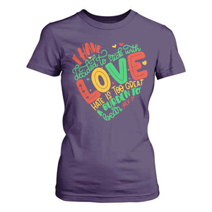 Martin Luther King T Shirt For Women I Have Decided to Stick With Love MLK Black History Month TS10 Purple Print Your Wear