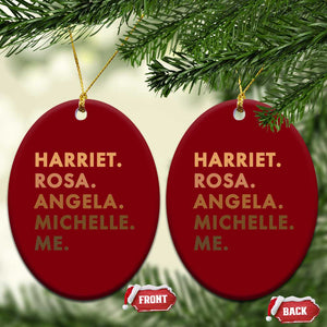 Harriet Rosa Angela Michelle Me Ceramic Ornament Black History Month Feminist Women Leaders TS10 Print Your Wear