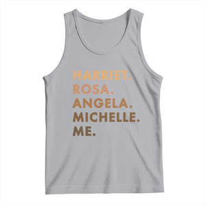 Harriet Rosa Angela Michelle Me Tank Top Black History Month Feminist Women Leaders TS10 Athletic Heather Print Your Wear