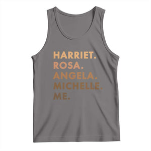 Harriet Rosa Angela Michelle Me Tank Top Black History Month Feminist Women Leaders TS10 Deep Heather Print Your Wear