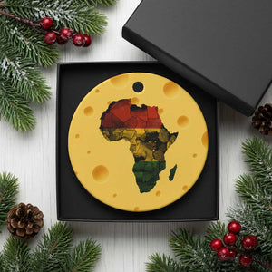Black History Month Ceramic Ornament Pan African Africa Map Black Pride TS10 1pc Yellow Cheese Print Your Wear
