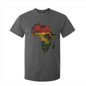 Black History Month T Shirt For Kid Pan African Africa Map Black Pride TS10 Dark Heather Print Your Wear