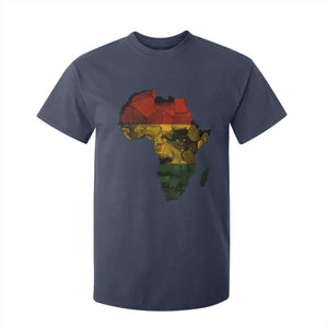 Black History Month T Shirt For Kid Pan African Africa Map Black Pride TS10 Navy Print Your Wear