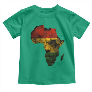 Black History Month Toddler T Shirt Pan African Africa Map Black Pride TS10 Irish Green Print Your Wear
