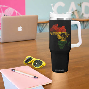Black History Month Tumbler With Handle Pan African Africa Map Black Pride TS10 Print Your Wear