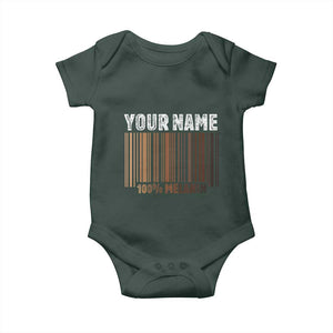 Personalized Gifts Black Pride Baby Onesie Custom Name Melanin BLM African History Gift TS10 Print Your Wear