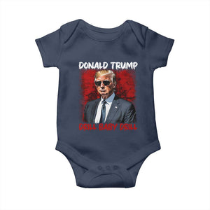 Trump Liberation Day Baby Onesie Drill Baby Drill Oilrig Oilfield TS10 Navy Print Your Wear