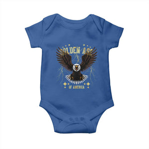 President Donald Trump Inauguration Day Baby Onesie Golden Age Of America USA Eagle TS10 Royal Blue Print Your Wear