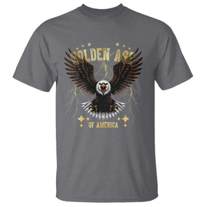 President Donald Trump Inauguration Day T Shirt Golden Age Of America USA Eagle TS10 Charcoal Print Your Wear