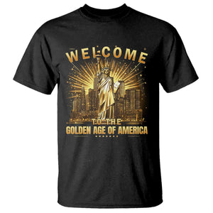America's Golden Age Statue Of Liberty T Shirt TS10 Black Print Your Wear