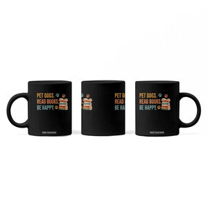 Retro Dog Book Lovers Coffee Mug Bookish Dog Mom Gift TS10 Print Your Wear