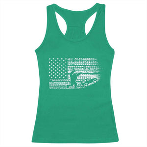 Bigfoot Offroad Car Racerback Tank Top Retro Sasquatch 4x4 UTV ATV Funny American Flag TS10 Irish Green Print Your Wear