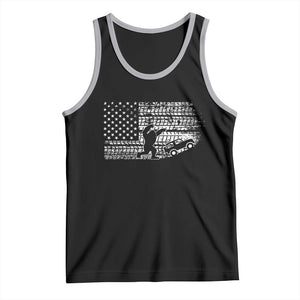 Bigfoot Offroad Car Tank Top Retro Sasquatch 4x4 UTV ATV Funny American Flag TS10 Black Athletic Heather Print Your Wear