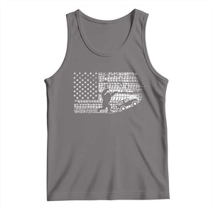 Bigfoot Offroad Car Tank Top Retro Sasquatch 4x4 UTV ATV Funny American Flag TS10 Deep Heather Print Your Wear