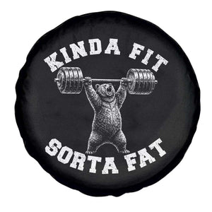 Funny Gym Spare Tire Cover Kinda Fit Sorta Fat Bear Weightlifting Workout TS10 Print Your Wear