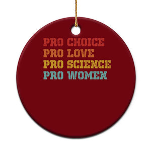Pro Choice Pro Love Pro Science Pro Women Ceramic Ornament Retro Equal Rights TS10 1pc Red Print Your Wear