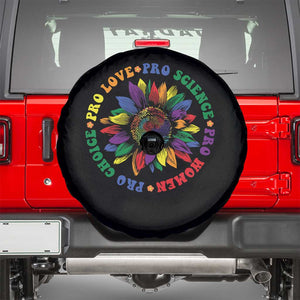 Pro Choice Women Rights Spare Tire Cover Equal Rights Multicolored Flowers TS10 Black Print Your Wear