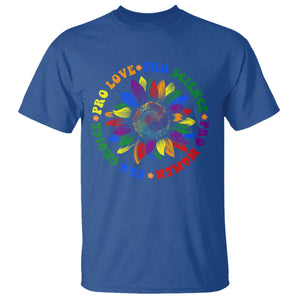 Pro Choice Women Rights T Shirt Equal Rights Multicolored Flowers TS10 Royal Blue Print Your Wear