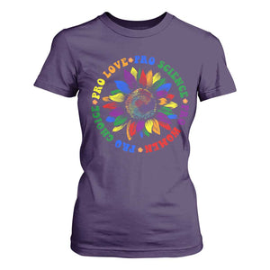 Pro Choice Women Rights T Shirt For Women Equal Rights Multicolored Flowers TS10 Purple Print Your Wear